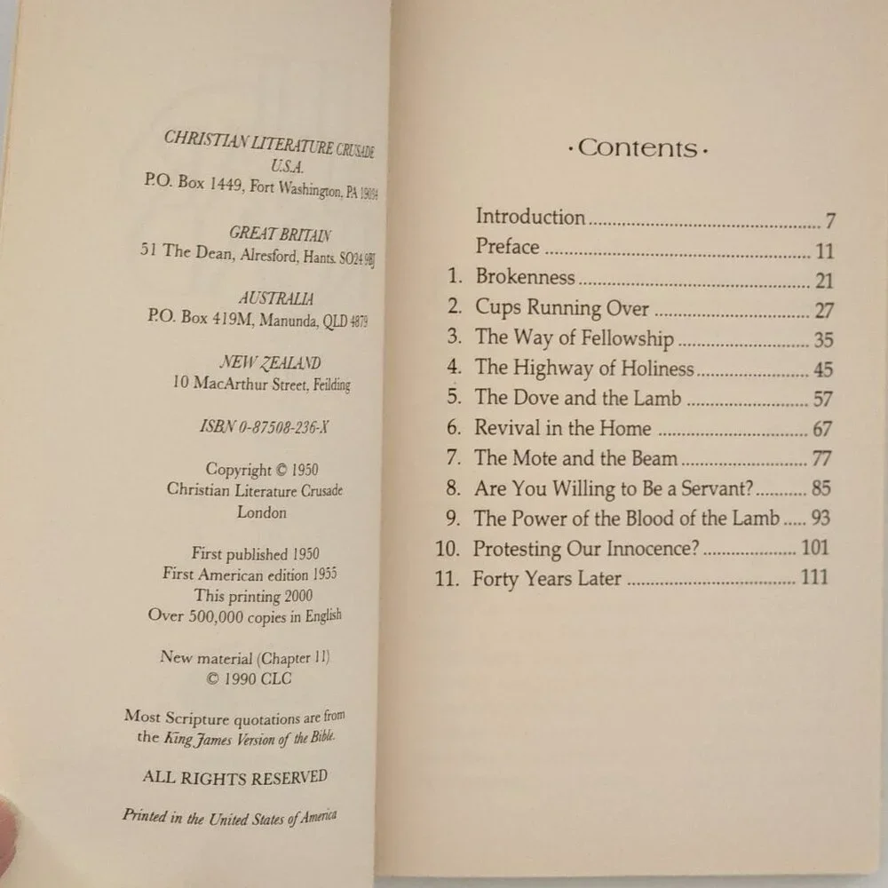The Calvary Road by Roy Hession 2000 Paperback